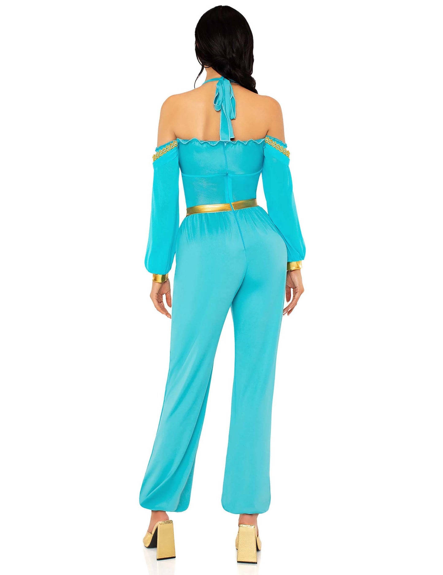 Ženski kostim plavo-zlatne orijentalne princeze