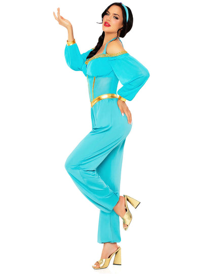 Ženski kostim plavo-zlatne orijentalne princeze