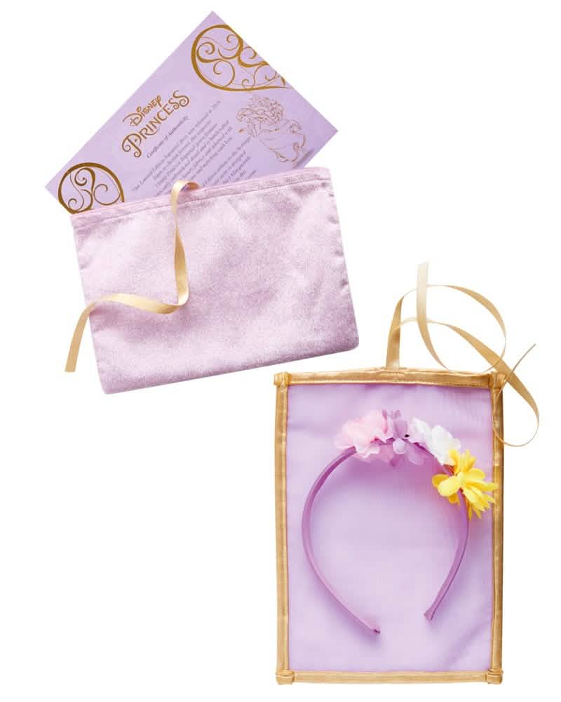 Pribor i certifikat autentičnosti kolekcionarskog kostima Princesse Rapunzel