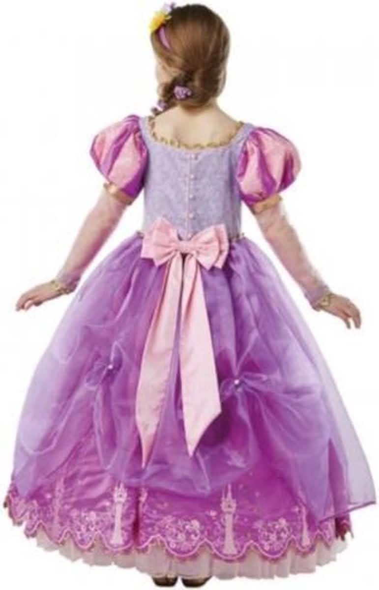 Stražnji pogled na kolekcionarski kostim princeze Rapunzel