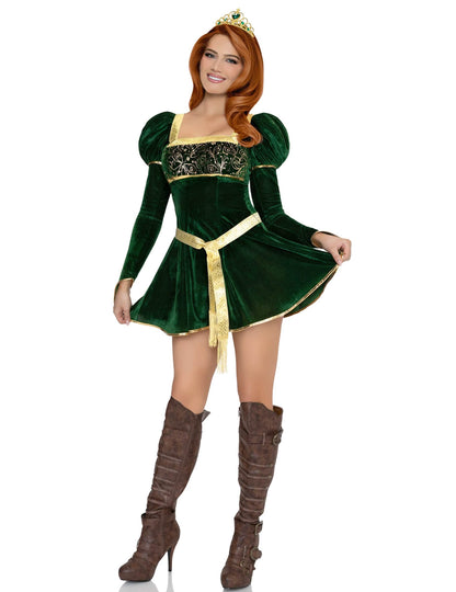 Ženski seksi kostim zelene princeze