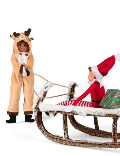 Božićni kostim soba za nestašnu lutku vilenjaka