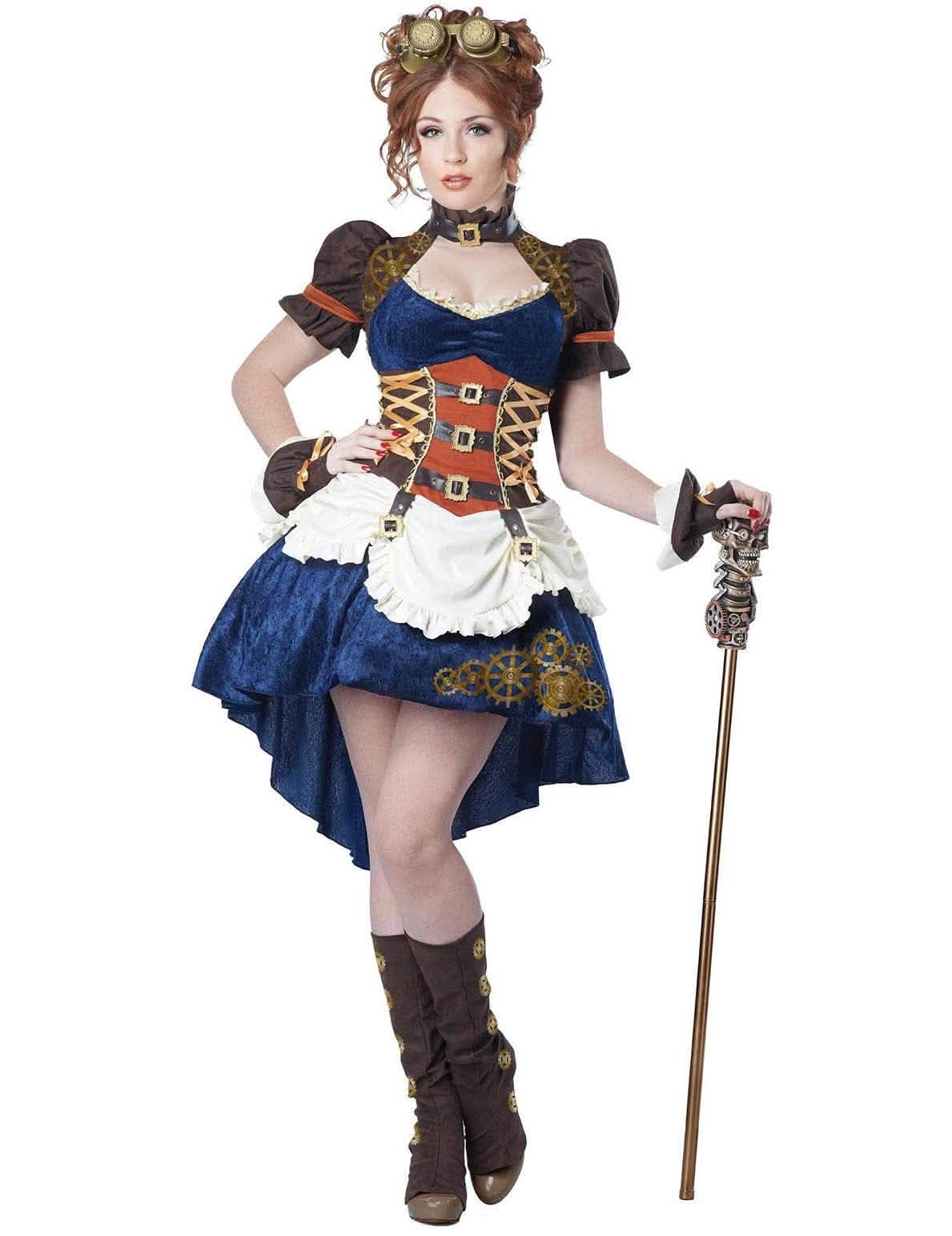 Steampunk retro-futuristički kostim za par odraslih