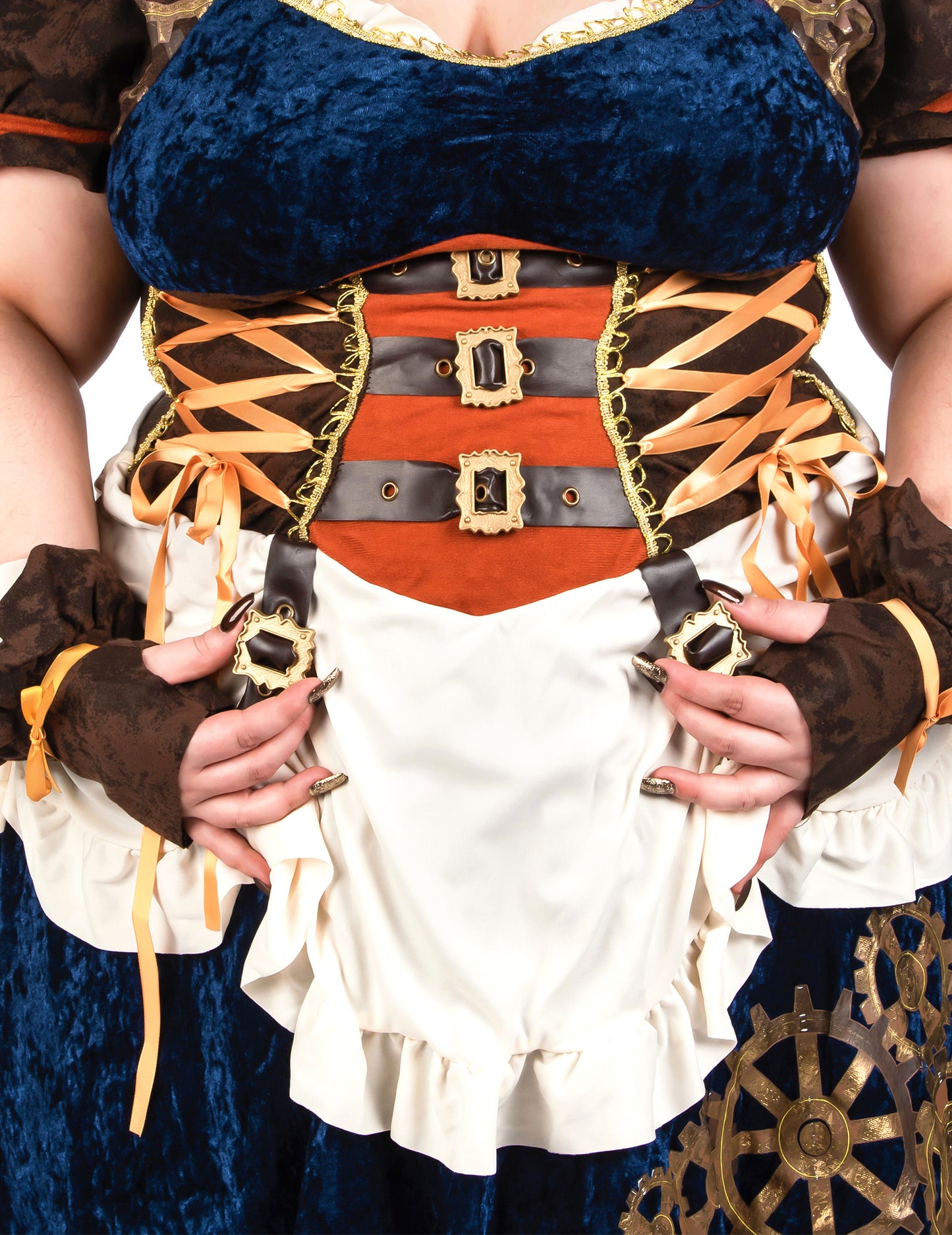 Futuristički retro prerušavanje Steampunk Žena velike veličine
