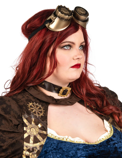 Futuristički retro prerušavanje Steampunk Žena velike veličine