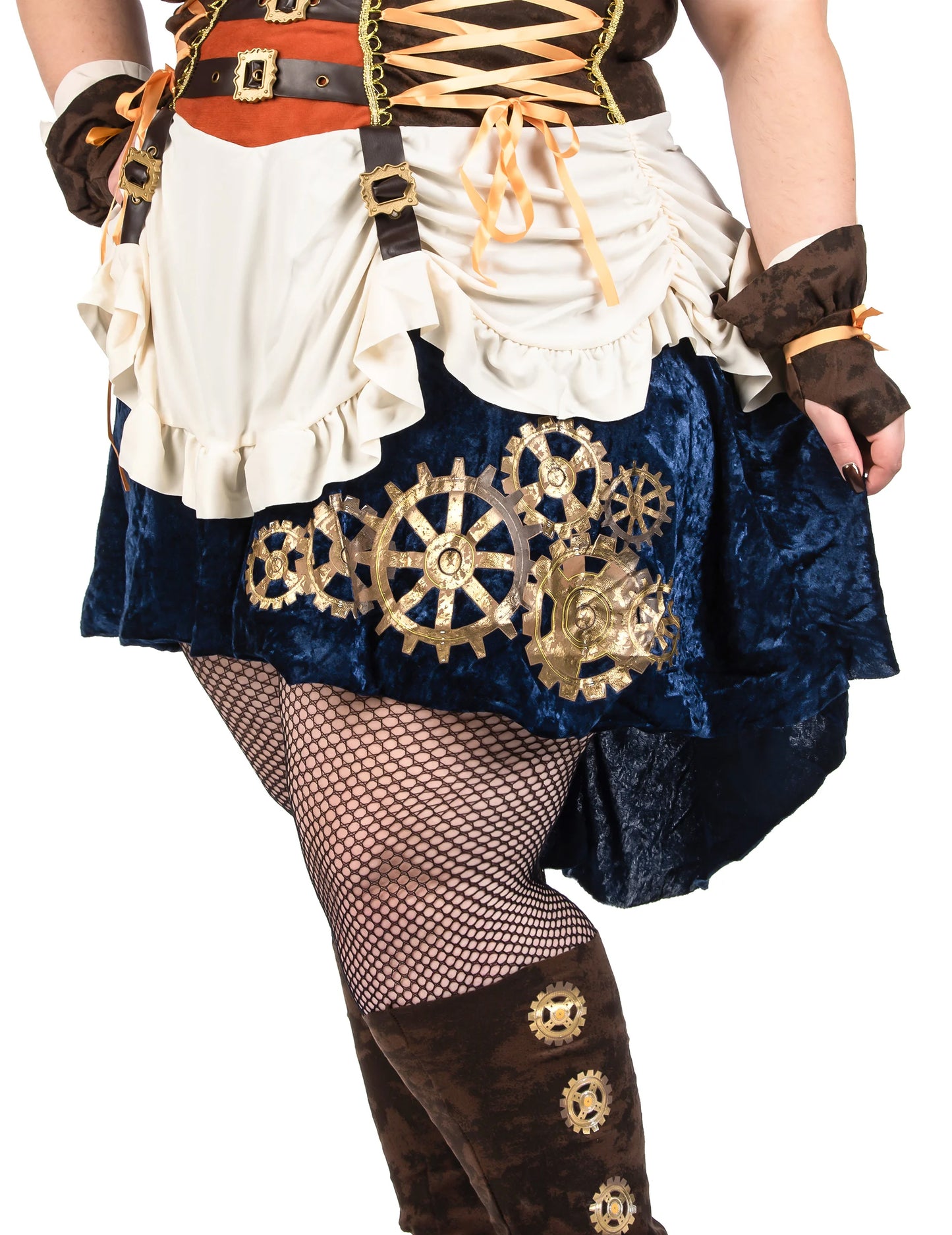 Futuristički retro prerušavanje Steampunk Žena velike veličine
