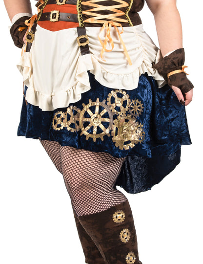 Futuristički retro prerušavanje Steampunk Žena velike veličine