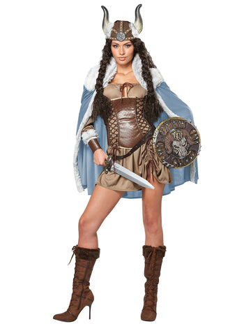 Viking ženska haljina kostim