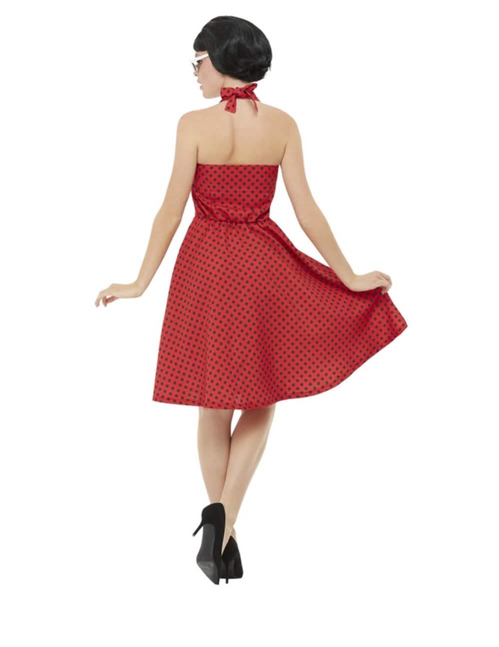 Stražnji pogled na rockabilly kostim iz 50-ih