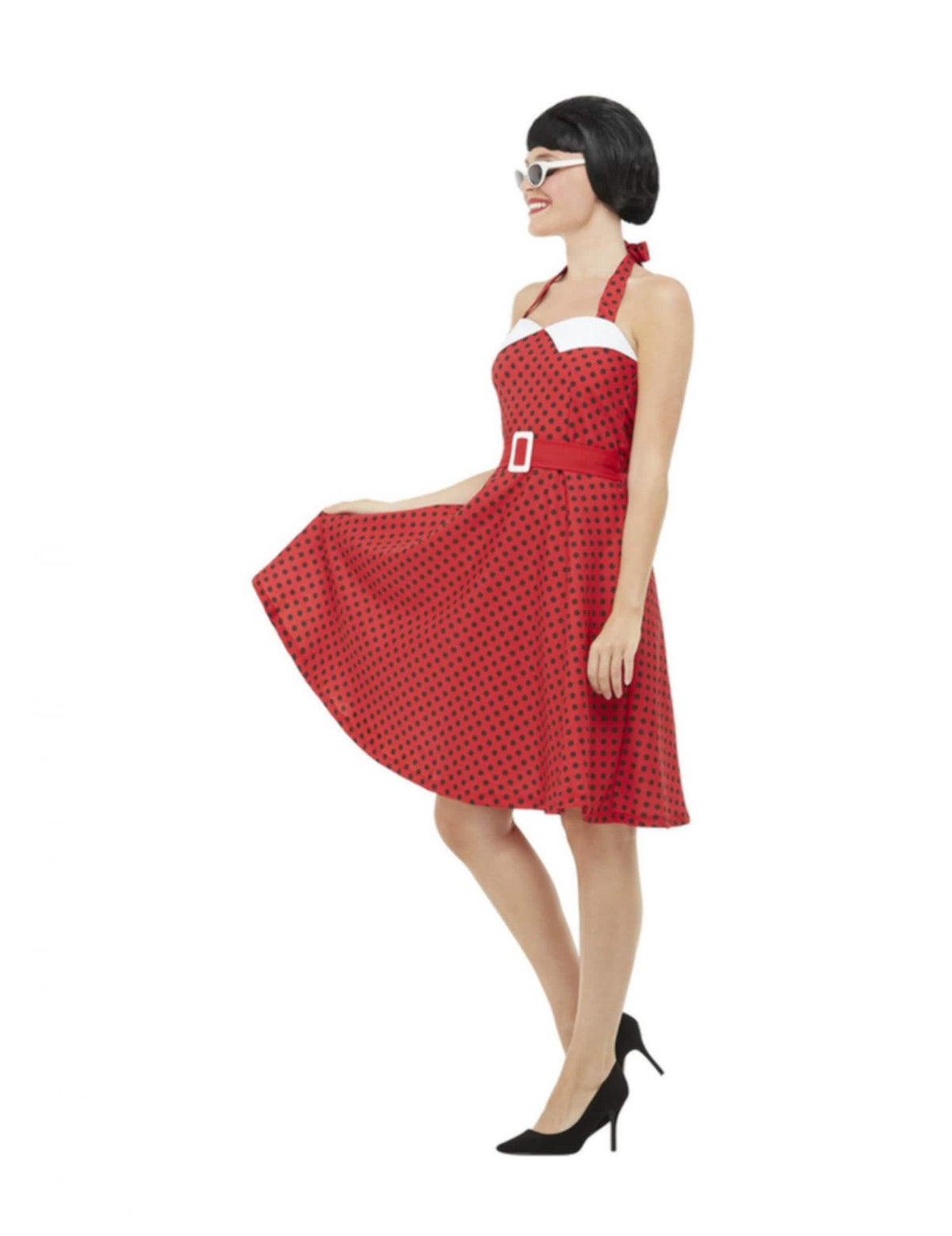 Pogled sa strane na rockabilly kostim iz 50-ih