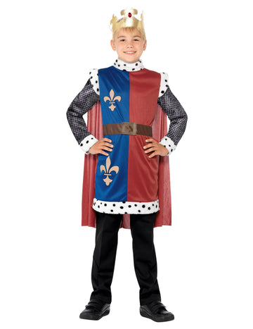 Médieval Boy King kostim