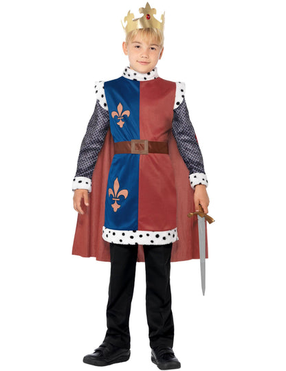 Médieval Boy King kostim