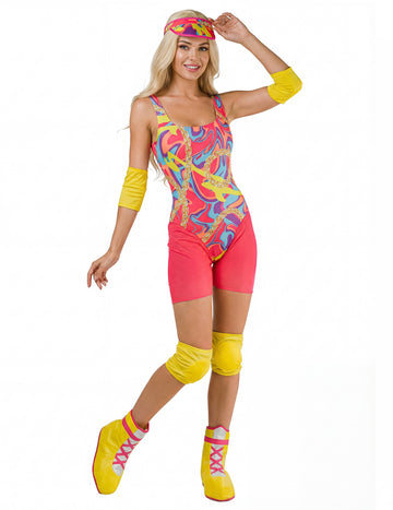 Fluo fluo djevojka roller djevojka kostim