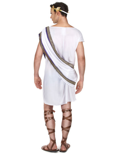 Vue de dos du déguisement de romain pour homme