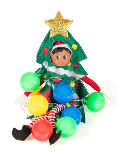 Kostim za božićno drvce za lutku Joker Elf