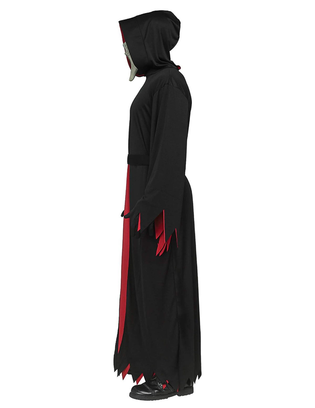 Maska za kostim Scream™ s crnom i crvenom maskom za odrasle