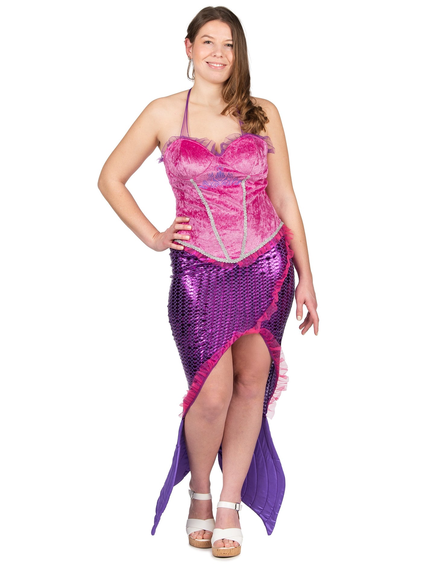 Ženska ružičasta kostim sirena