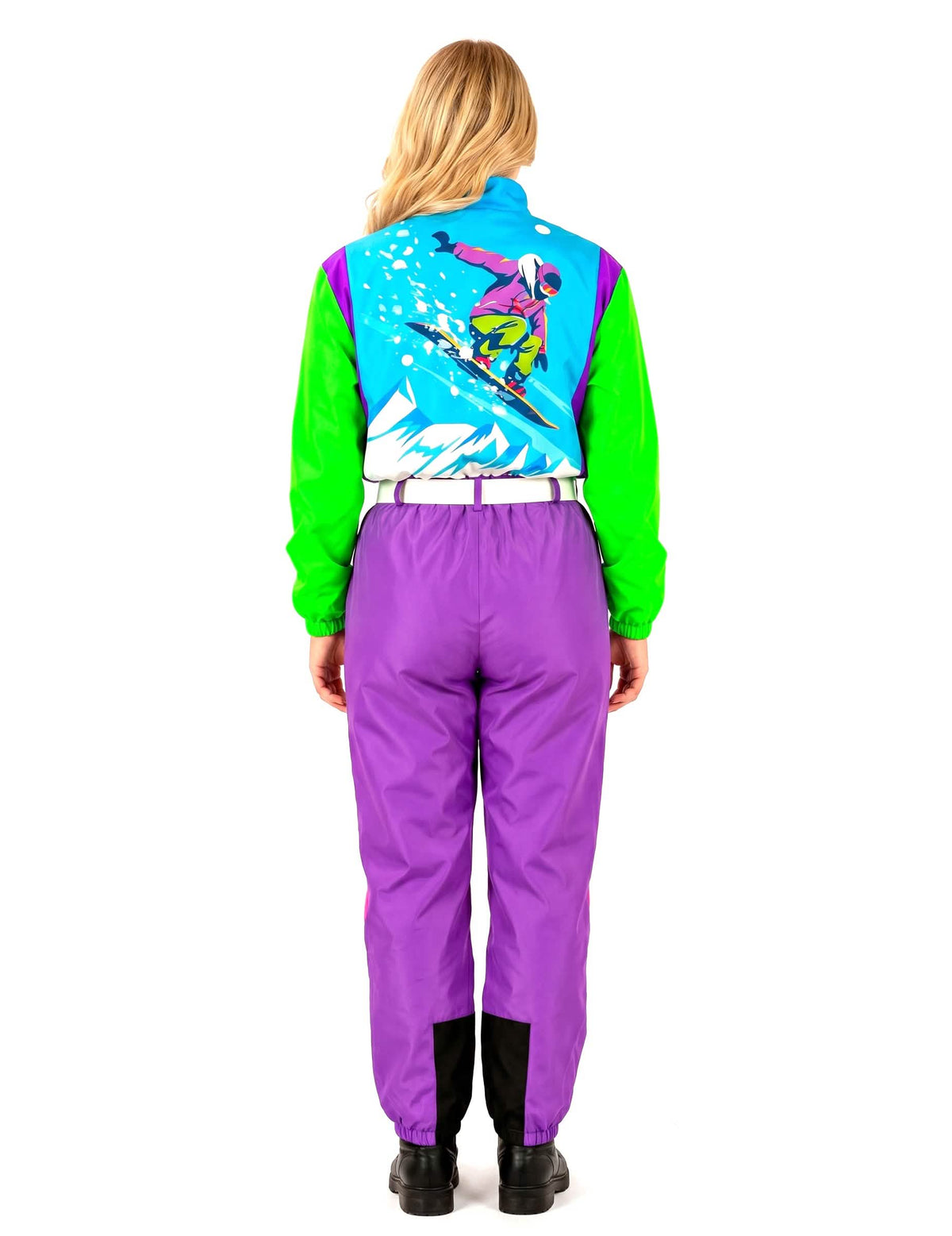 Veliki kostim za odrasle fluo Snowboarder