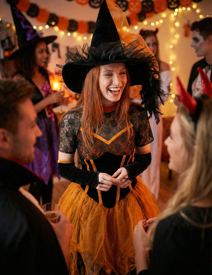 Narančasta vještica Halloween Witch