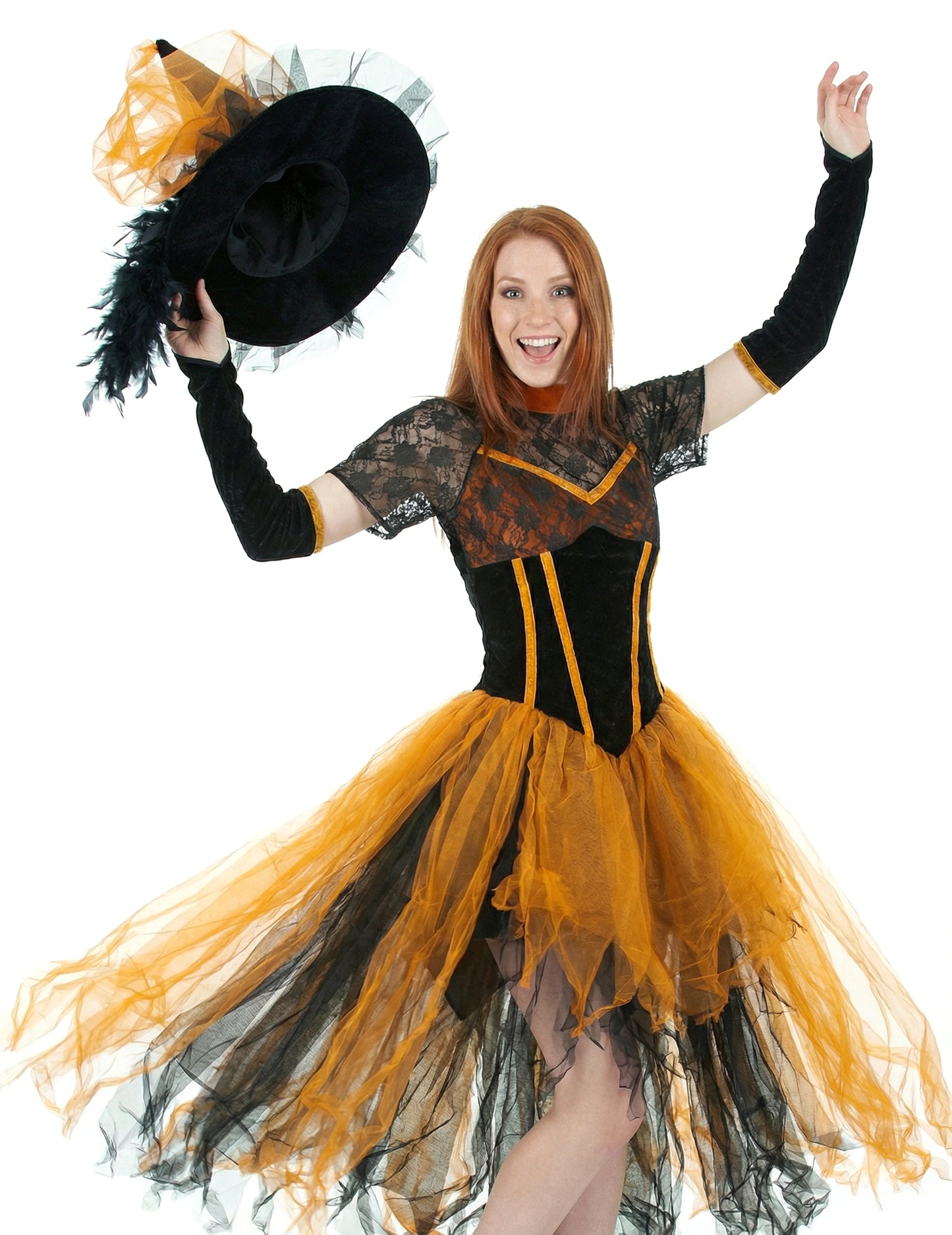 Narančasta vještica Halloween Witch