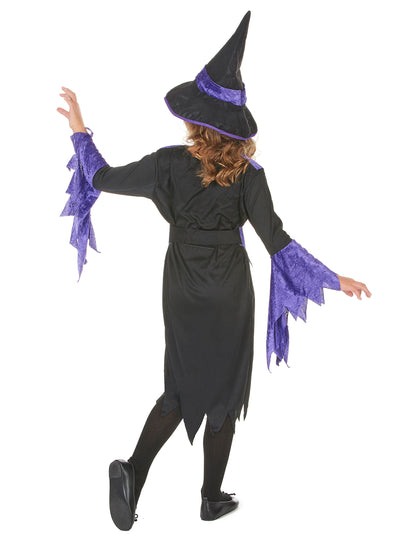 Halloween djevojka ljubičasta prerušena