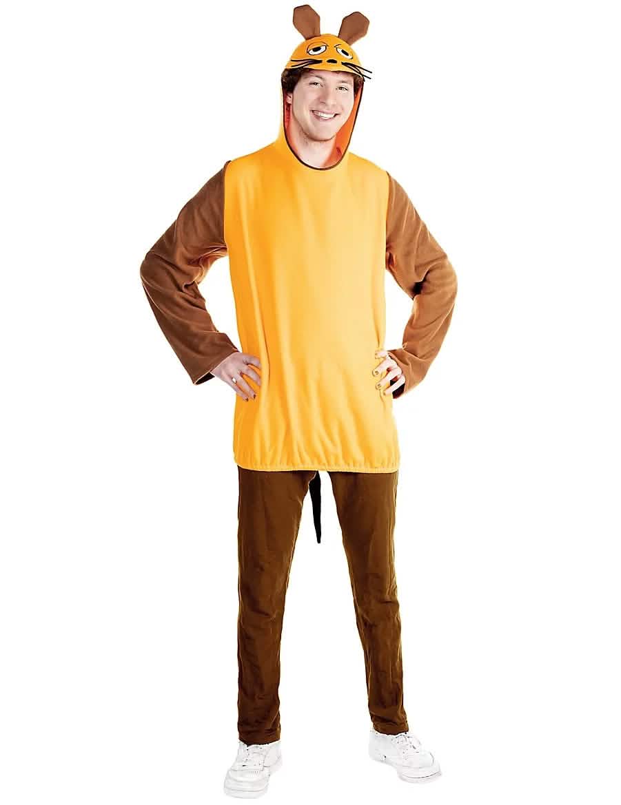 Kostim miša Die Maus za odrasle žuta i smeđa