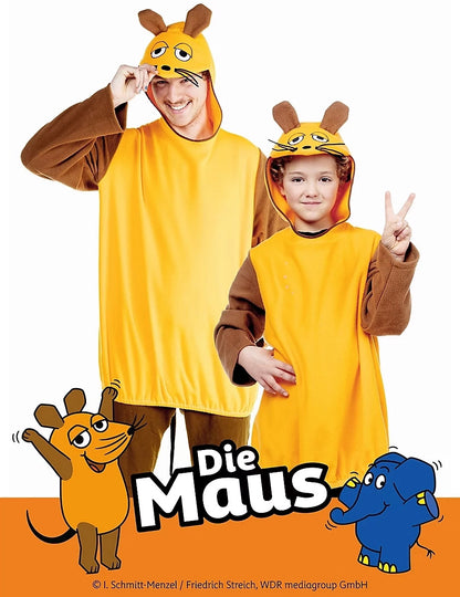 Duo adulte et enfant du déguisement souris Die Maus