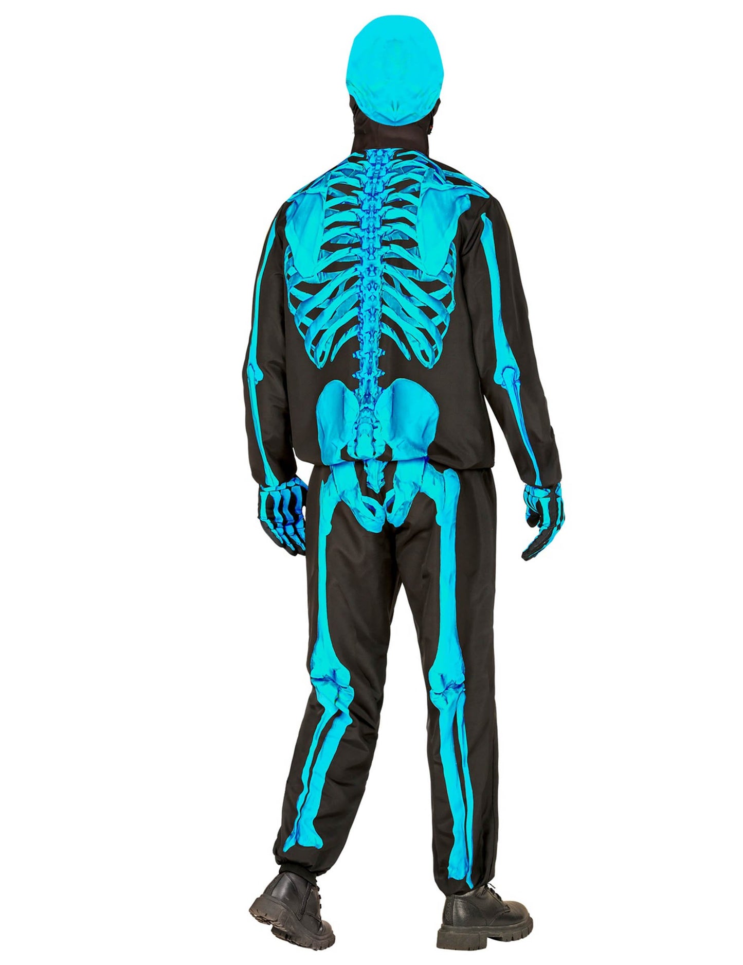 Dječji neonsko plavi kostim kostura