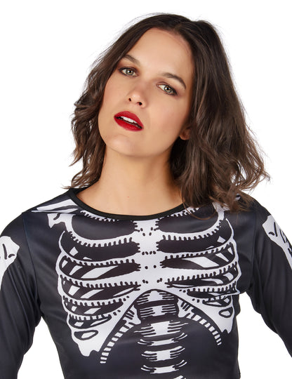 Crop Top Woman Skeleton kostim
