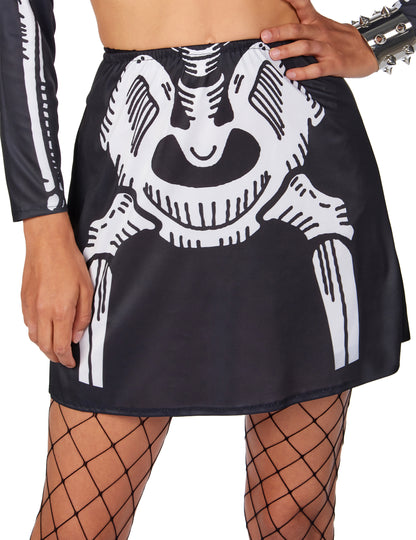 Crop Top Woman Skeleton kostim