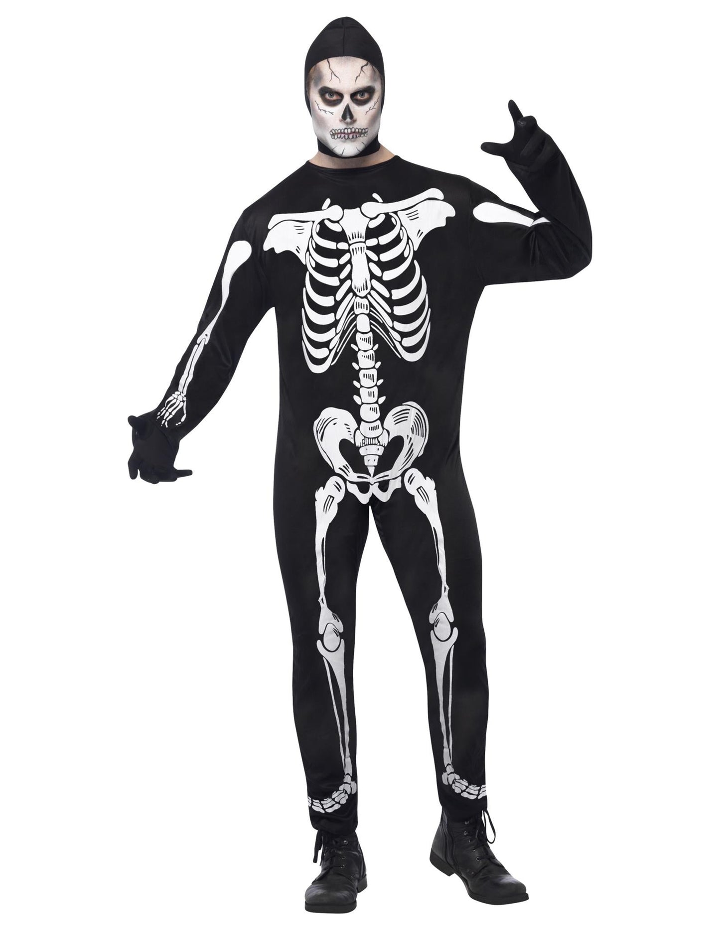 Muški kostur s kosturom s haobama za Noć vještica