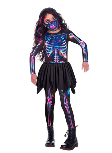 Neon Skeleton kostim u recikliranoj tkanini