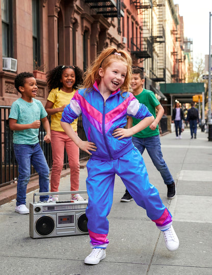 Blue tracksuits djevojke iz 80 -ih.