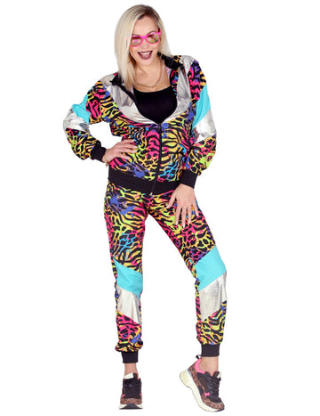 Višebojni životinjski tisak prerušen tisak za odrasle životinje