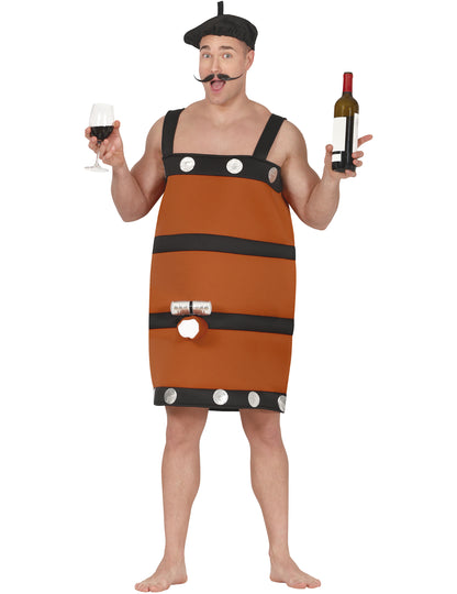 Smiješni kostim vinske bačve za odrasle 