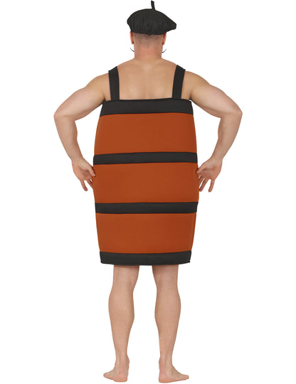 Smiješni kostim vinske bačve za odrasle 