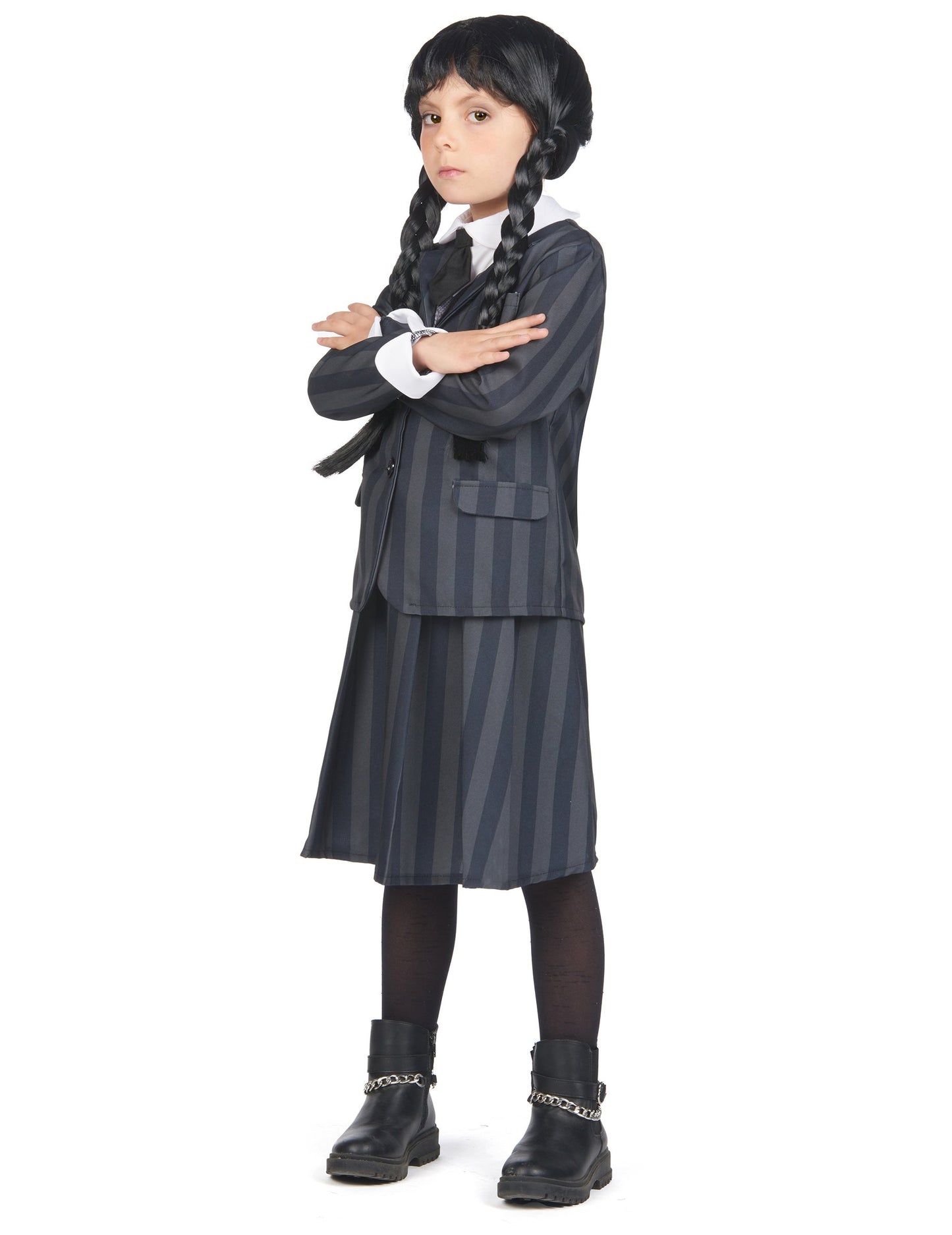 Dječja gotička školska uniforma prerušena