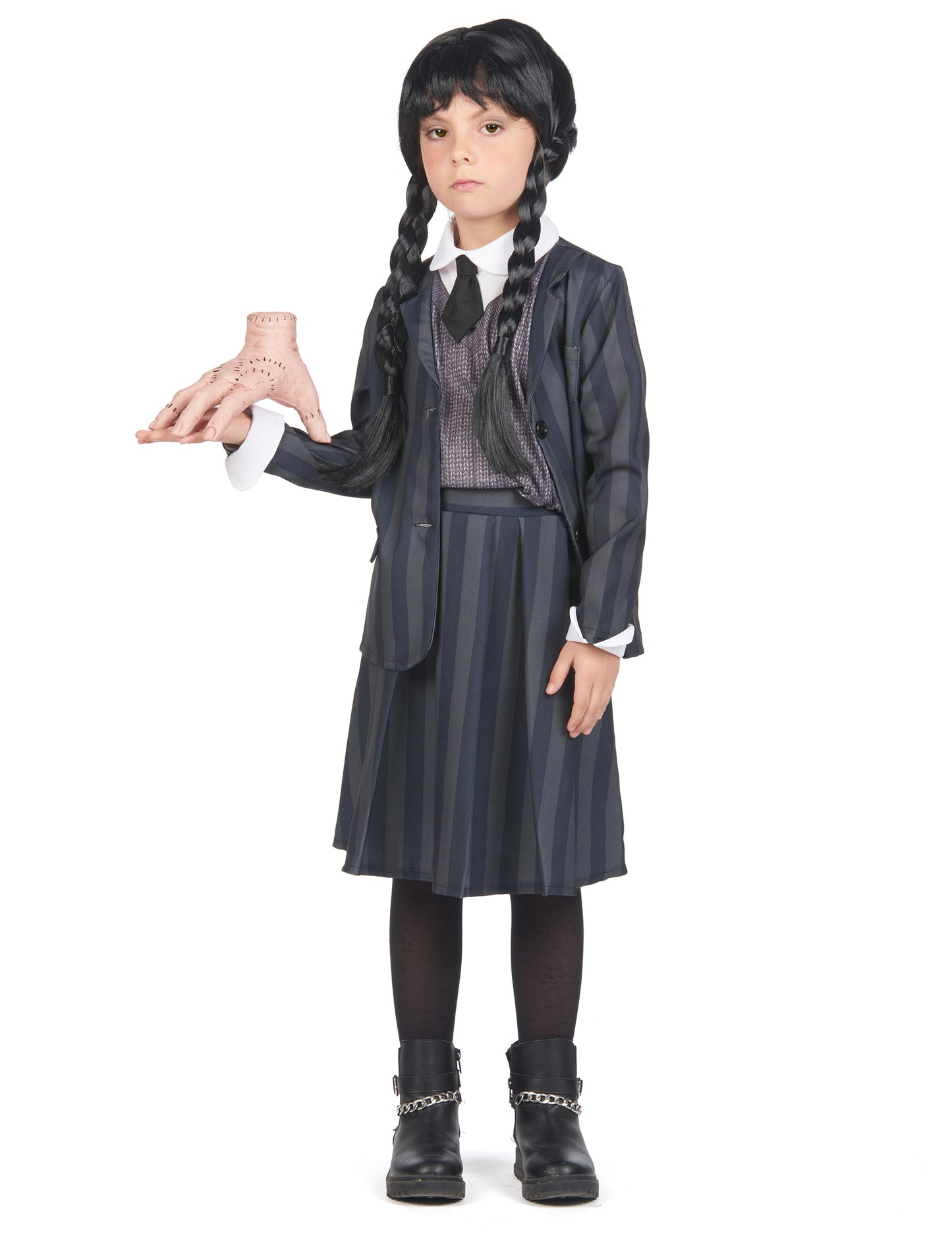 Dječja gotička školska uniforma prerušena