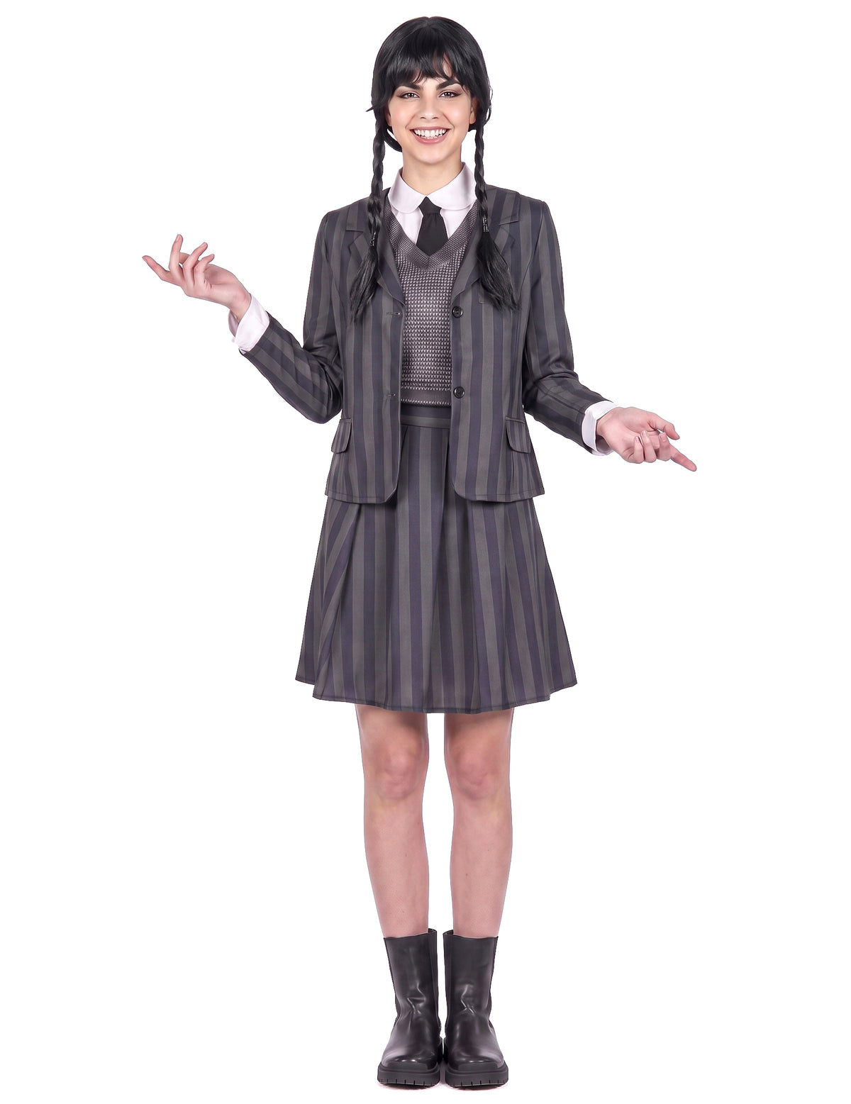 Prerušavanje ženske gotičke školske uniforme