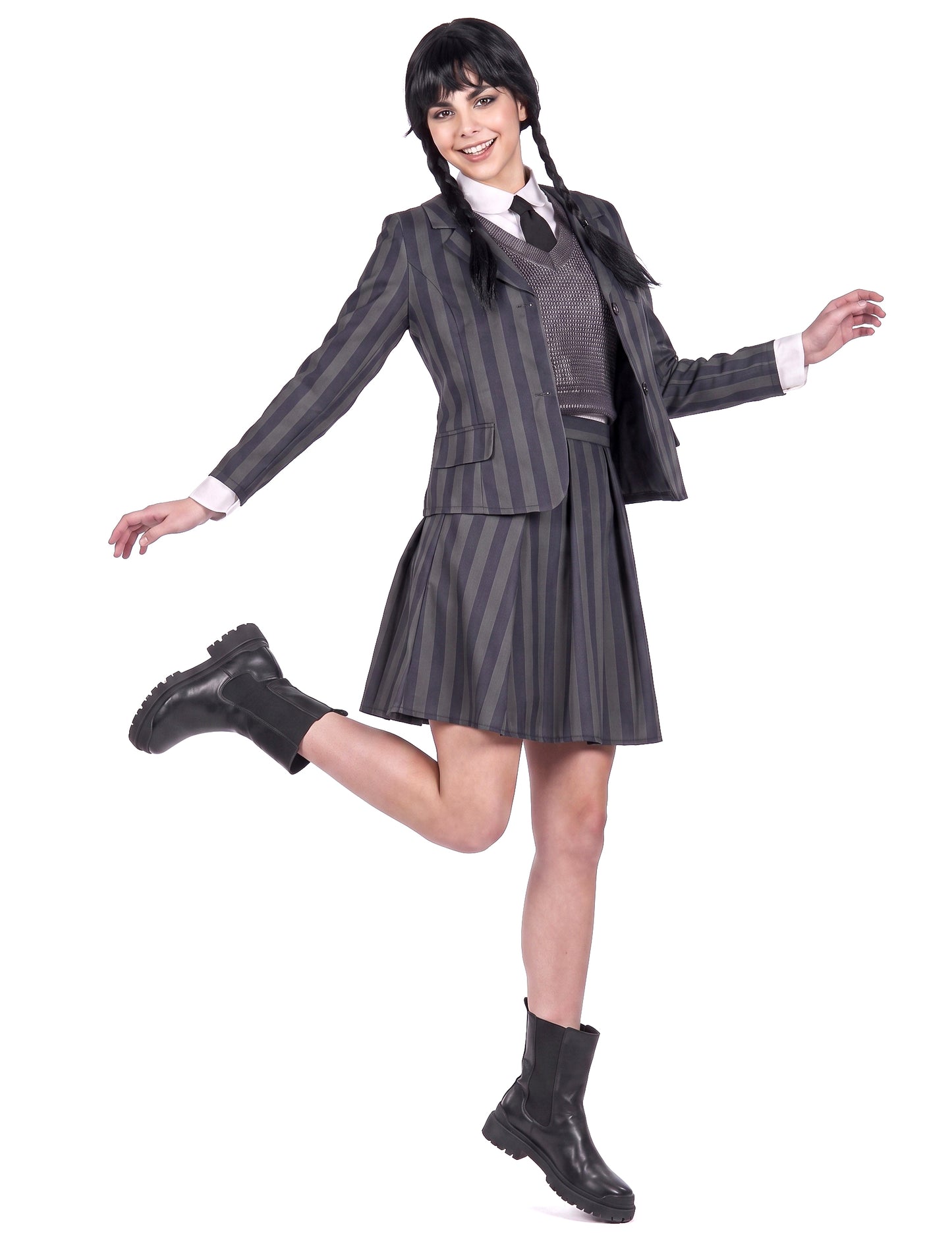 Prerušavanje ženske gotičke školske uniforme