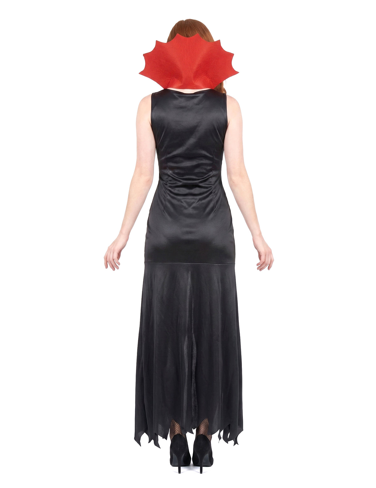 Crvena i crna Halloween Woman Vampire kostim