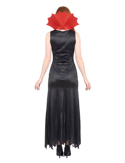 Crvena i crna Halloween Woman Vampire kostim