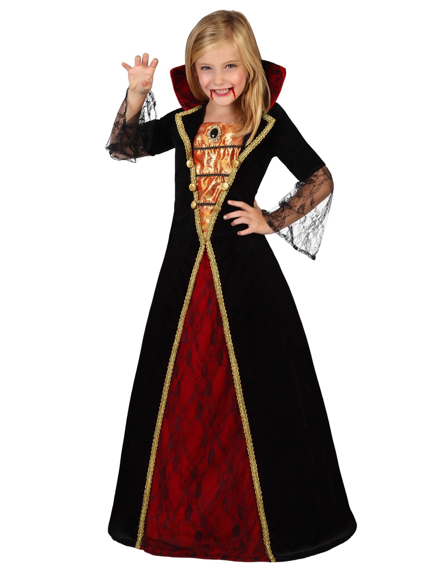 Elegantni vampirski Halloween djevojka kostim