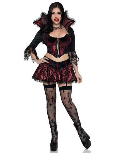 Ženski seksi barokni vampirski kostim