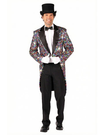 Muški kostim karnevalske jakne sa šljokicama u više boja
