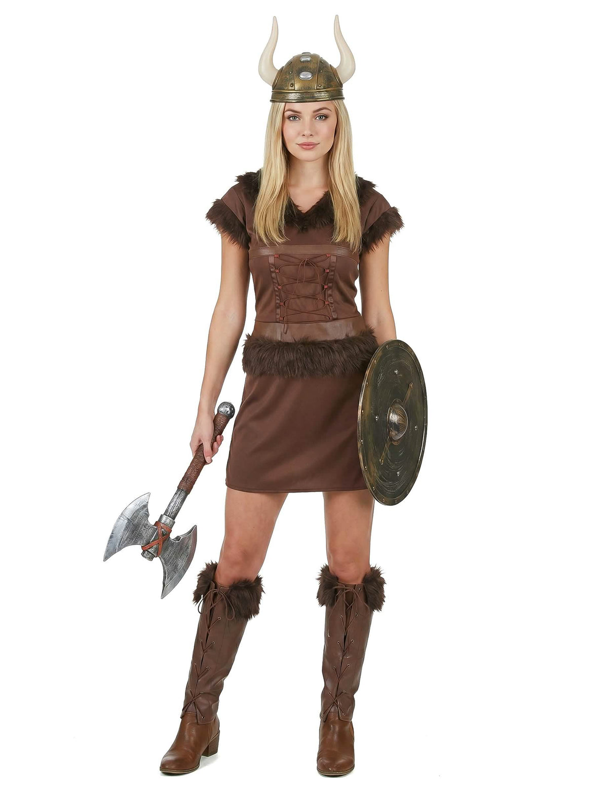 Viking kostim seksi smeđa žena