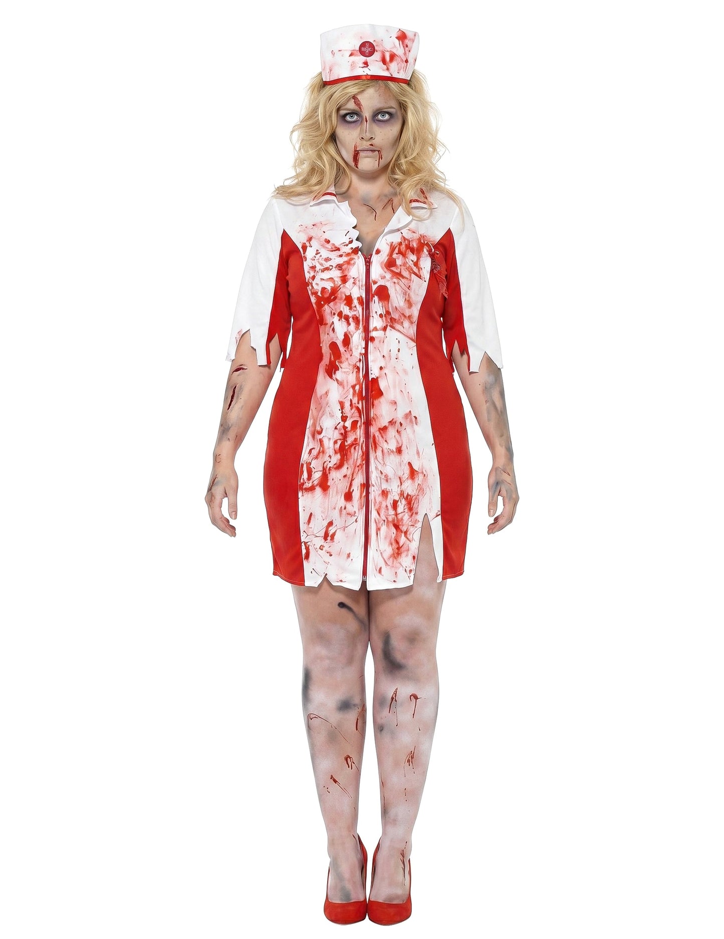 Déguisement zombie infirmière grande taille femme Halloween