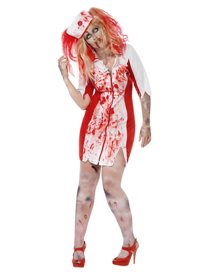 Halloween veliki zombi -nursing zombi prerušen