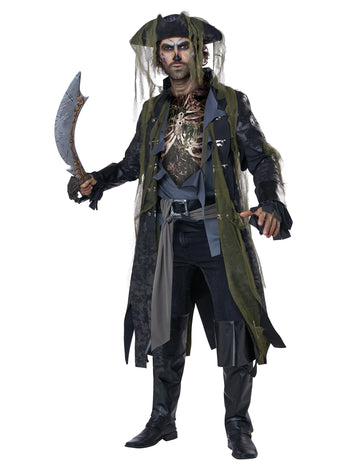 Odrasli luksuzni gusarski zombi kostim