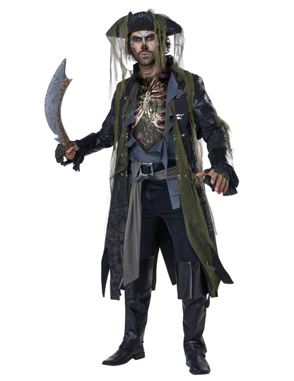 Odrasli luksuzni gusarski zombi kostim